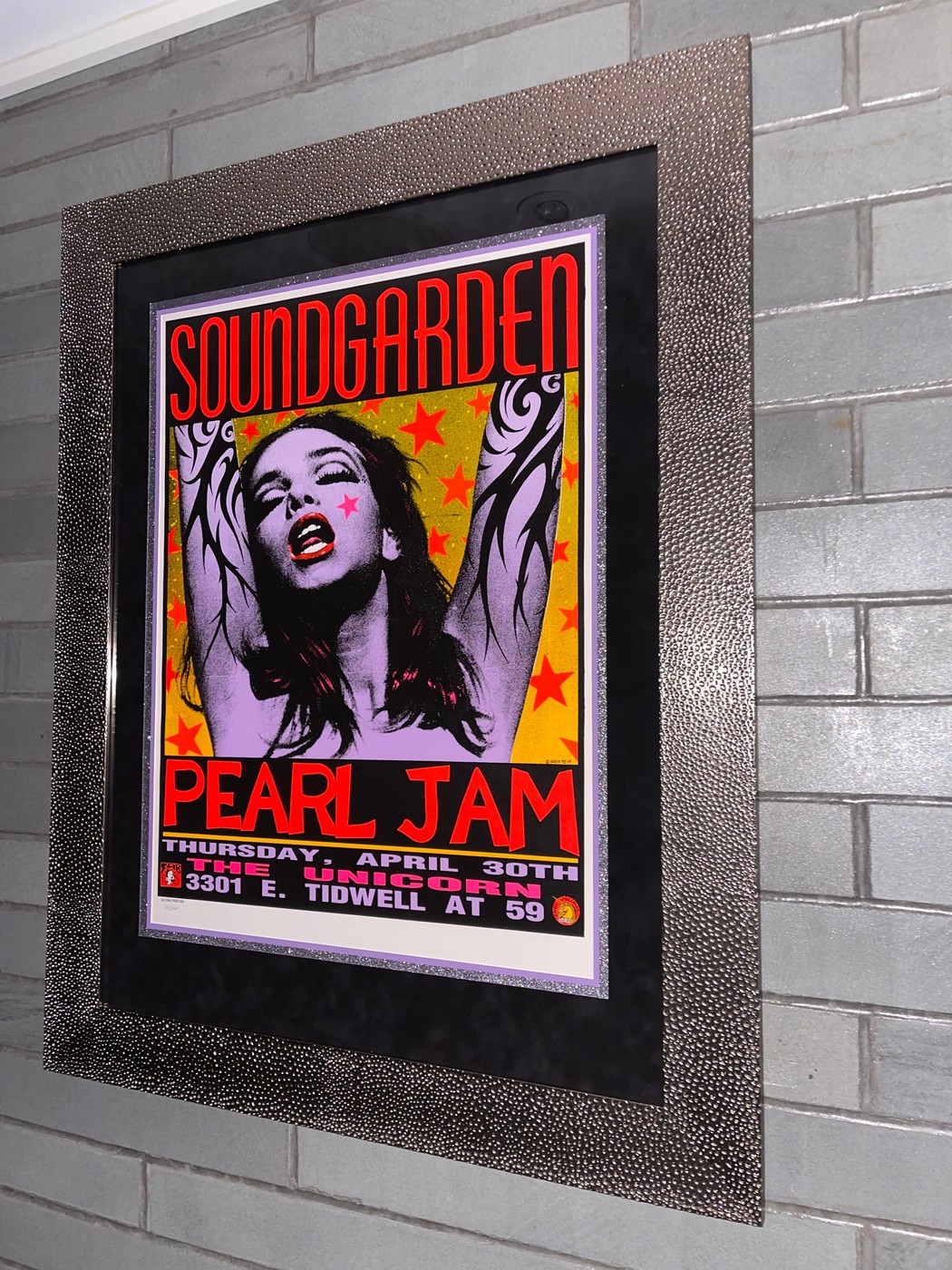 Soundgarden/Pearl Jam Frank Kozik Limited Edition Poster #1021/2500, Lot  #89748
