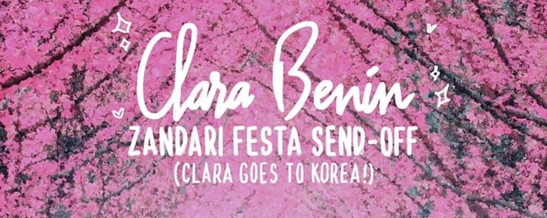 Clara Benin’s Korea Send-Off!