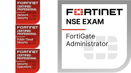 Représentation de la formation : FortiGate Administrator 7.4_2024