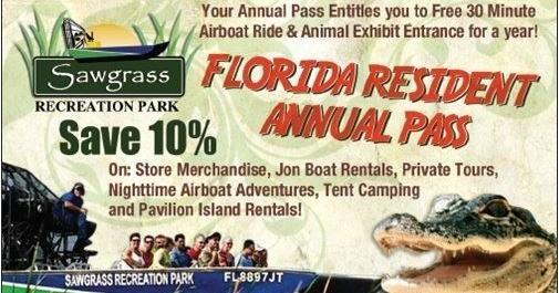 Florida Resident Annual Pass