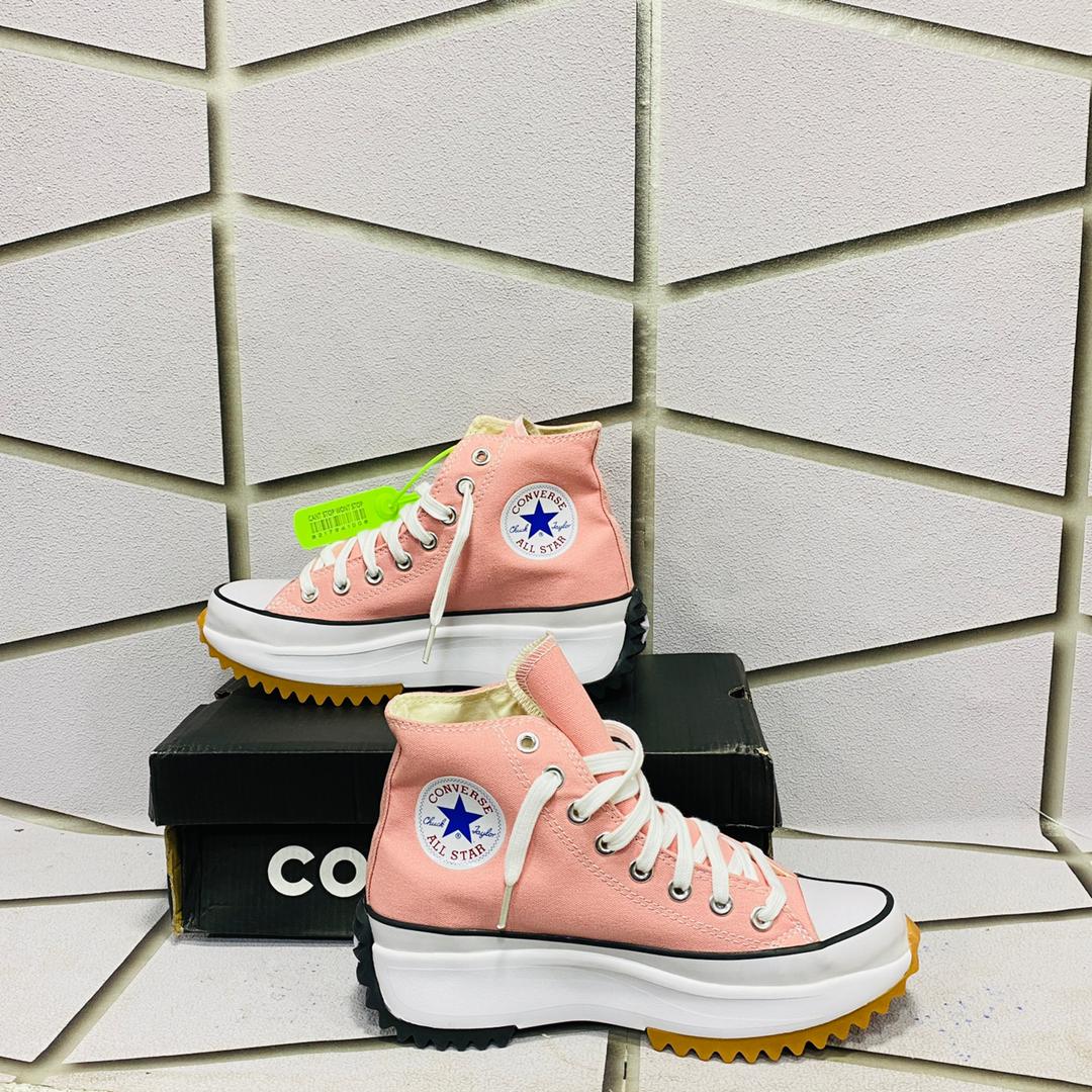 converse run star hike pink lotus