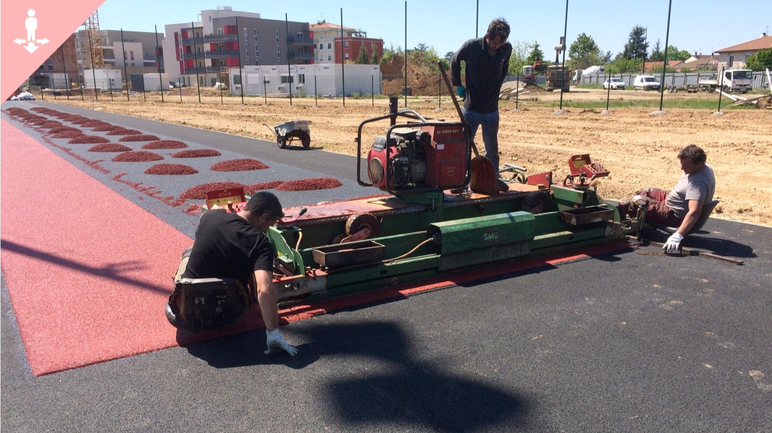 Représentation de la formation : 0016-2. Construction de pistes et 
aires d'athlétisme synthétiques : les revêtements (Volet 2)