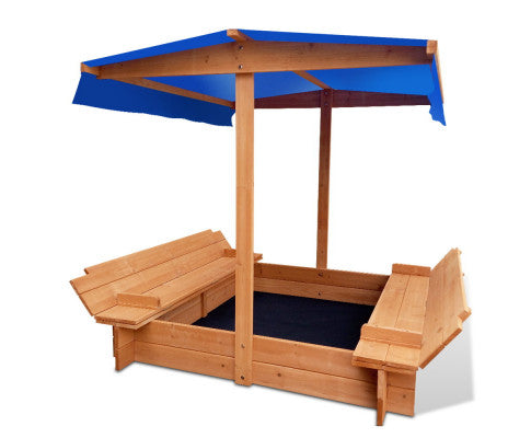 Sandpit Wooden outdoor play equipment