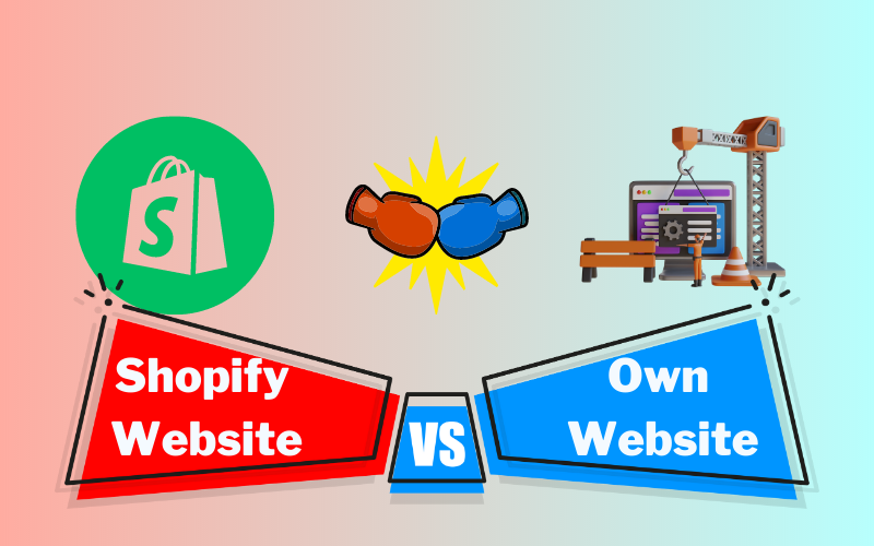 shopify vs own website