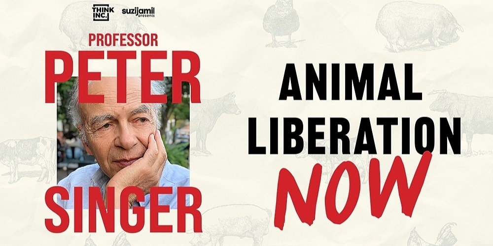 Peter Singer: Animal Liberation Now [Live Stream]
