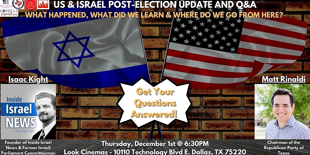 US & Israel Post-Election Update and Q&A!
