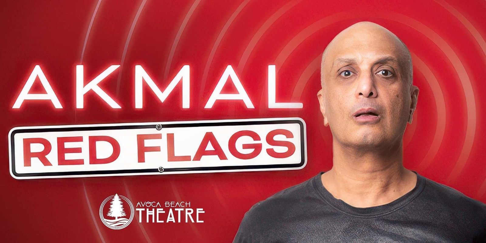 Banner image for Akmal 'Red Flags' Comedy Show | Avoca Beach Theatre