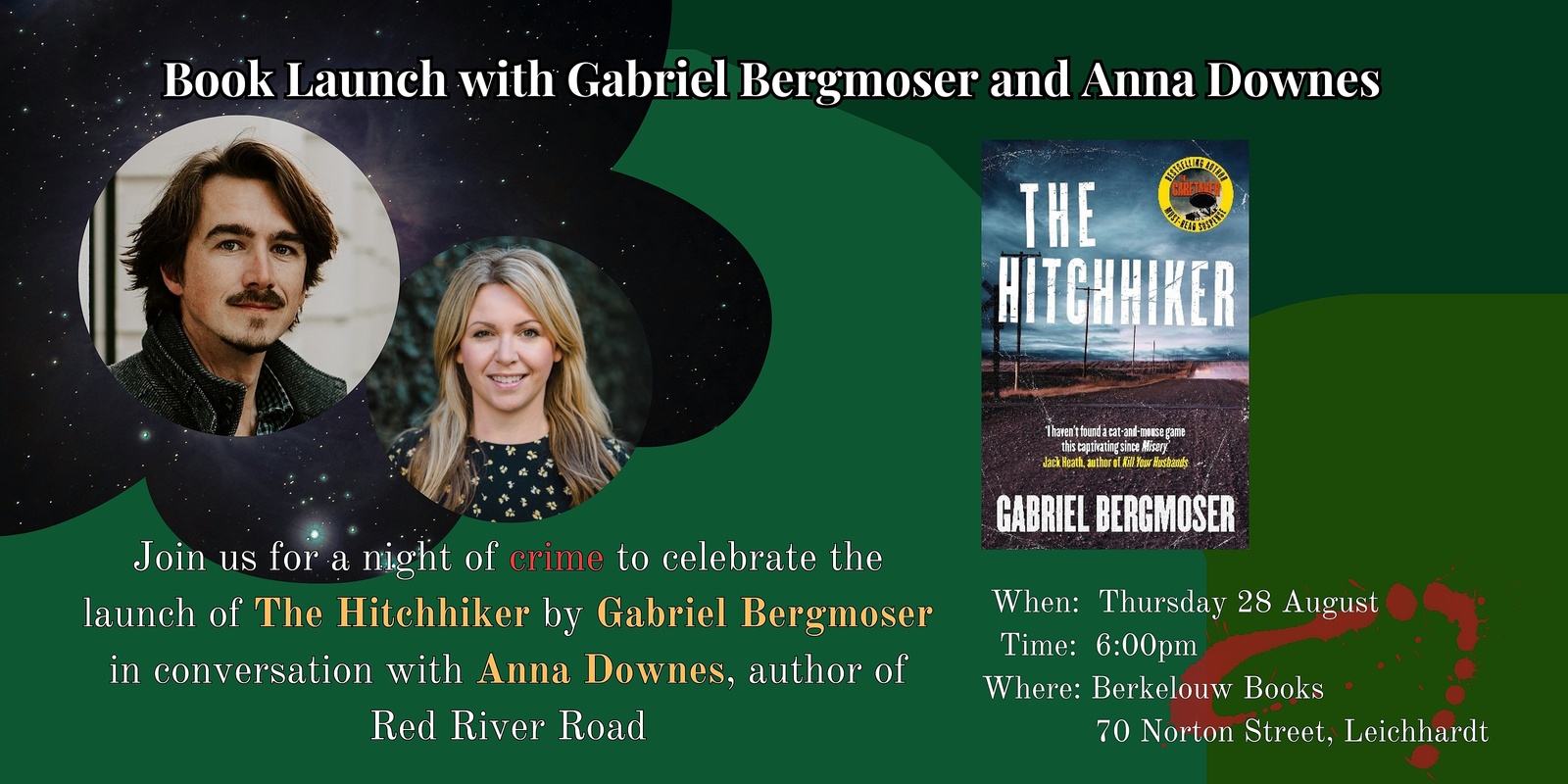 Banner image for Book Launch with Gabriel Bergmoser and Anna Downes