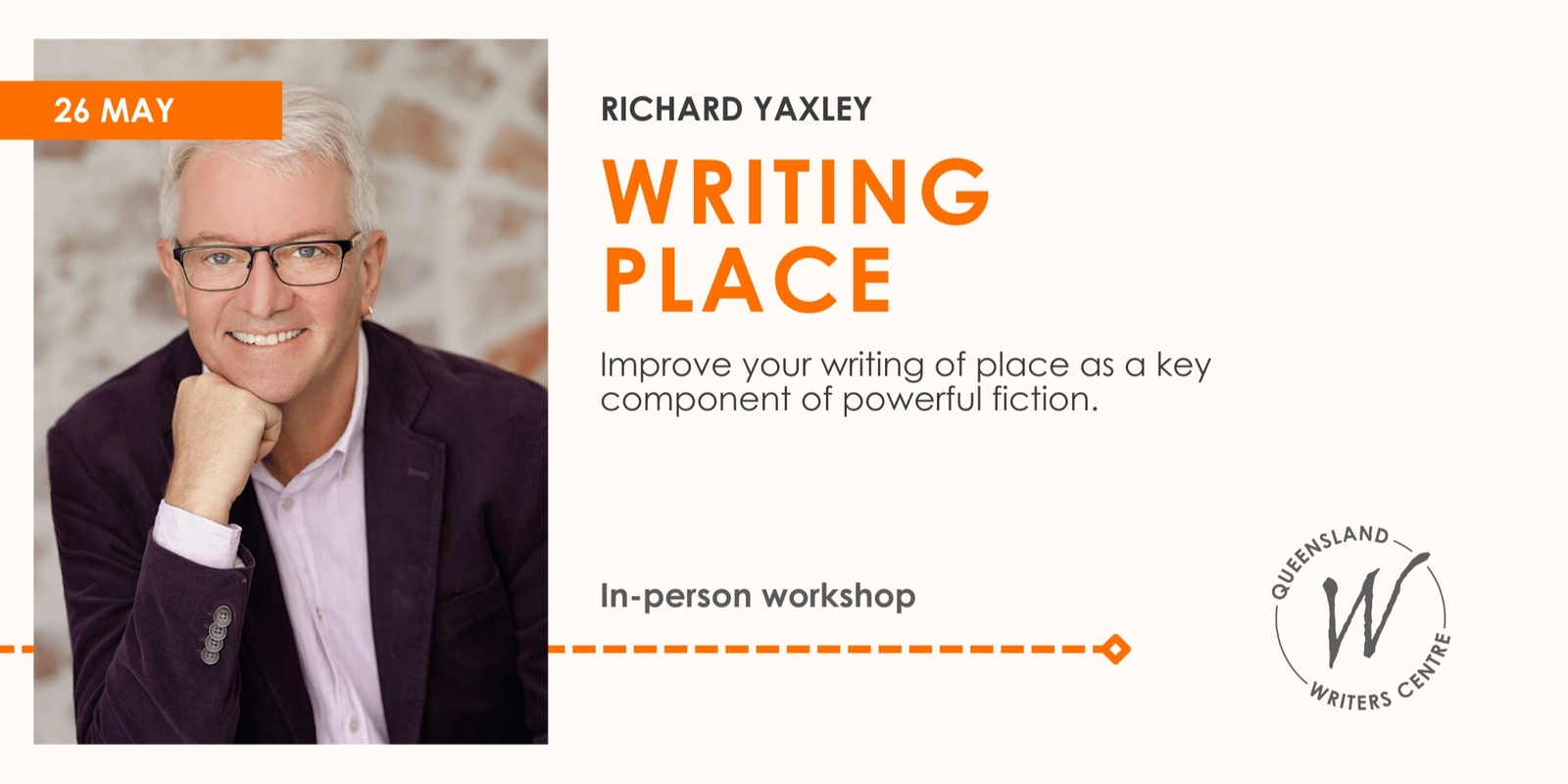 Banner image for Writing Place with Richard Yaxley