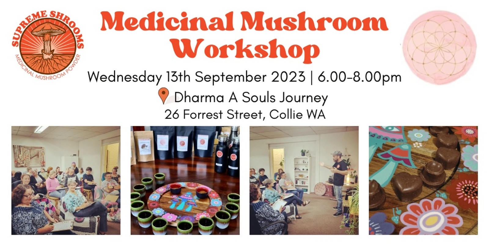 Banner image for Medicinal Mushrooms Workshop at Dharma, Collie
