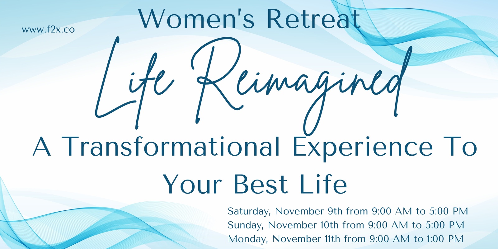 Banner image for Life Reimagined: A Transformational Experience to Your Best Life