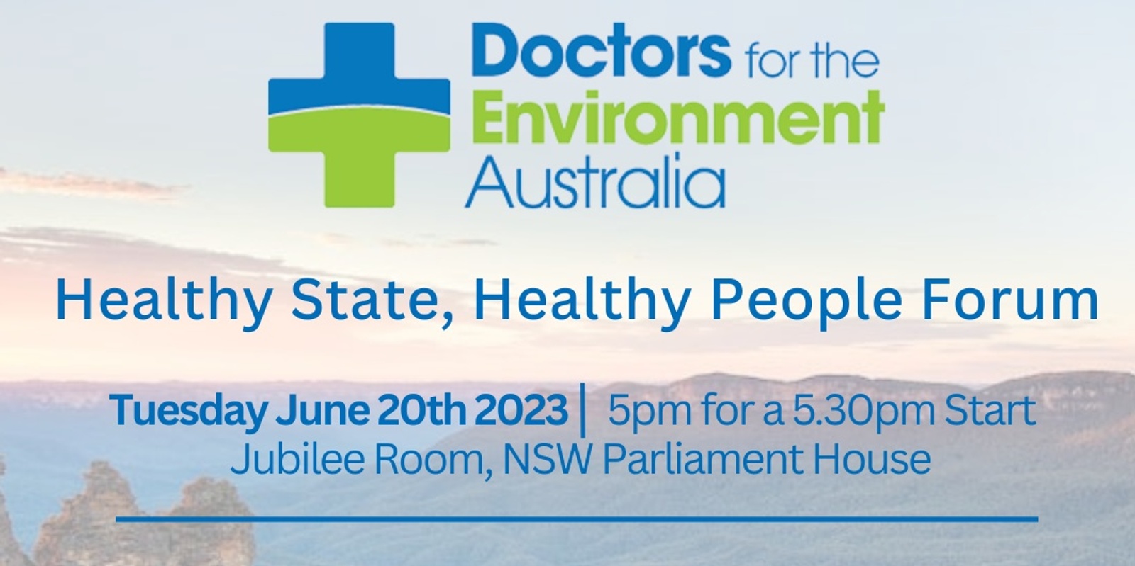 Banner image for Healthy State, Healthy People Forum