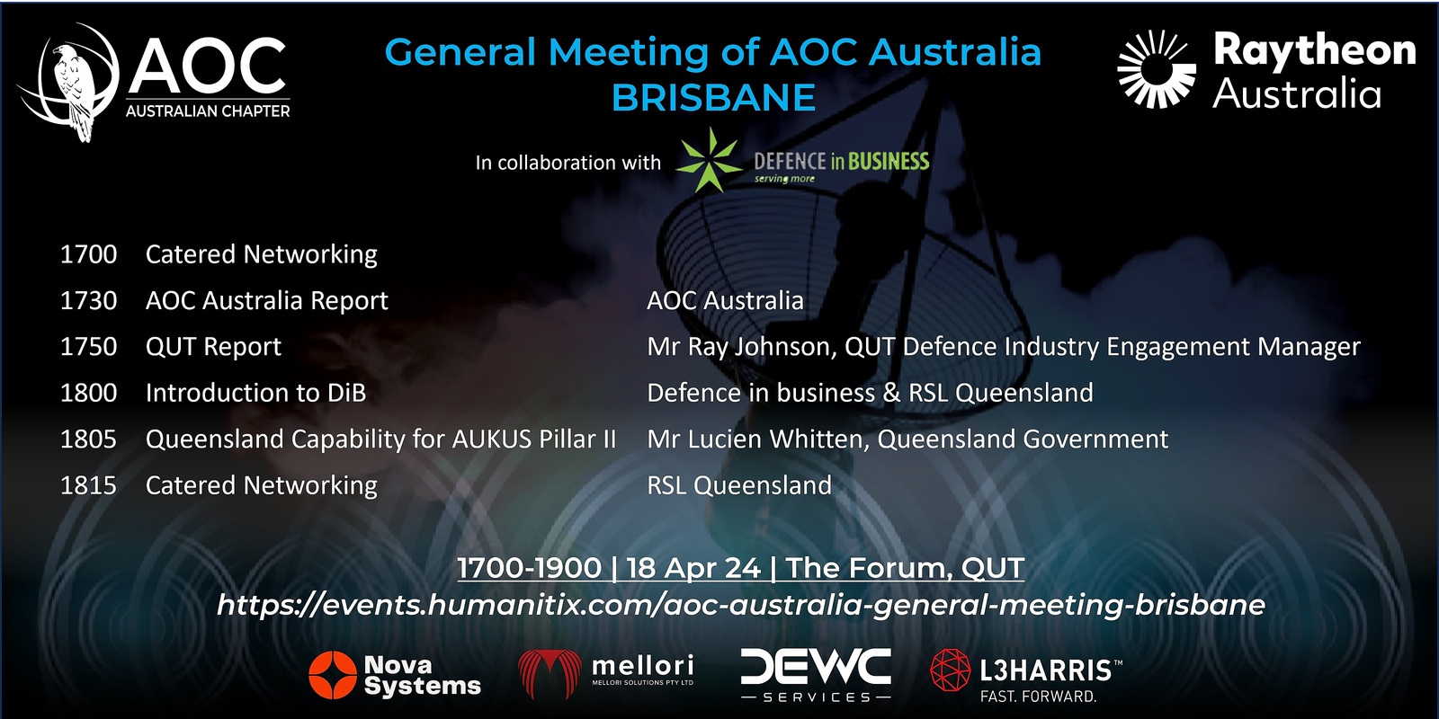 Banner image for AOC Australia General Meeting - Brisbane