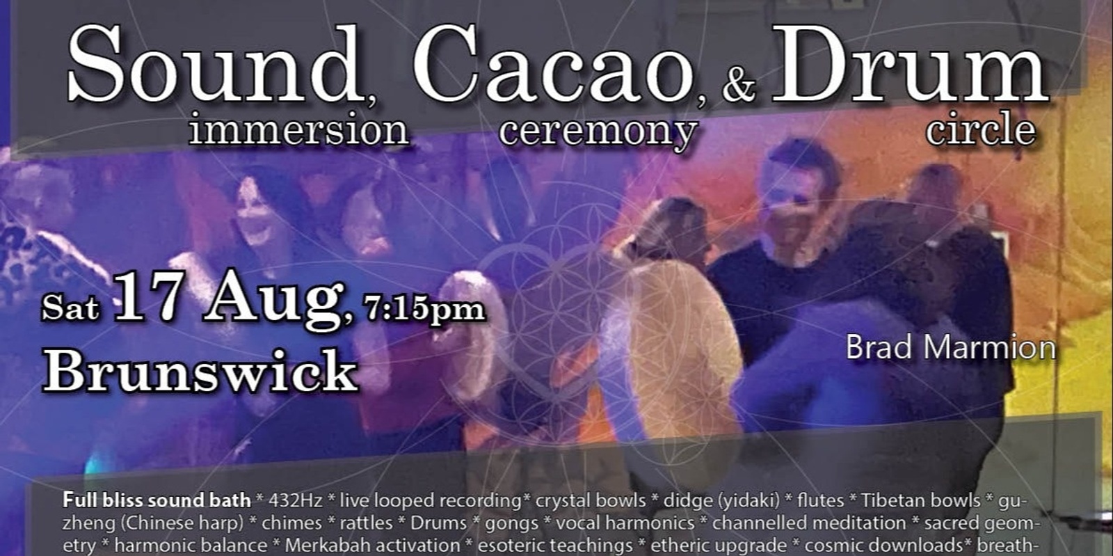 Banner image for Sound,cacao, & drum Bliss_Brunswick