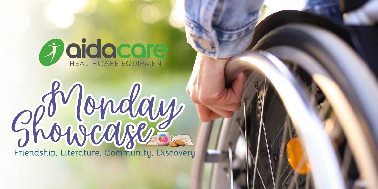 Banner image for Monday Showcase - guest speaker from Aidacare