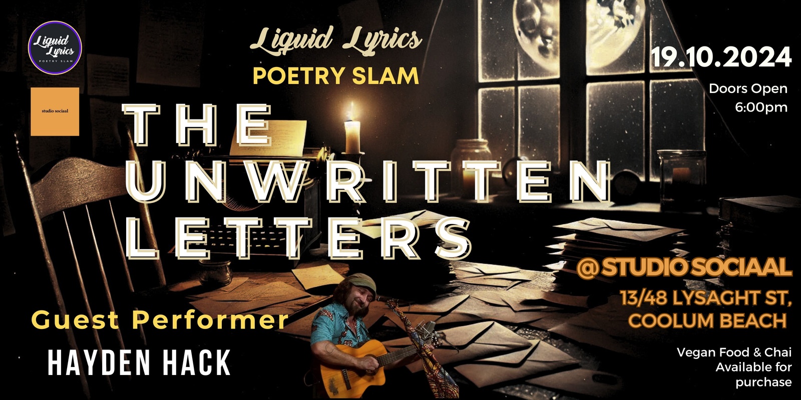 Banner image for Liquid Lyrics "The Unwritten Letters"