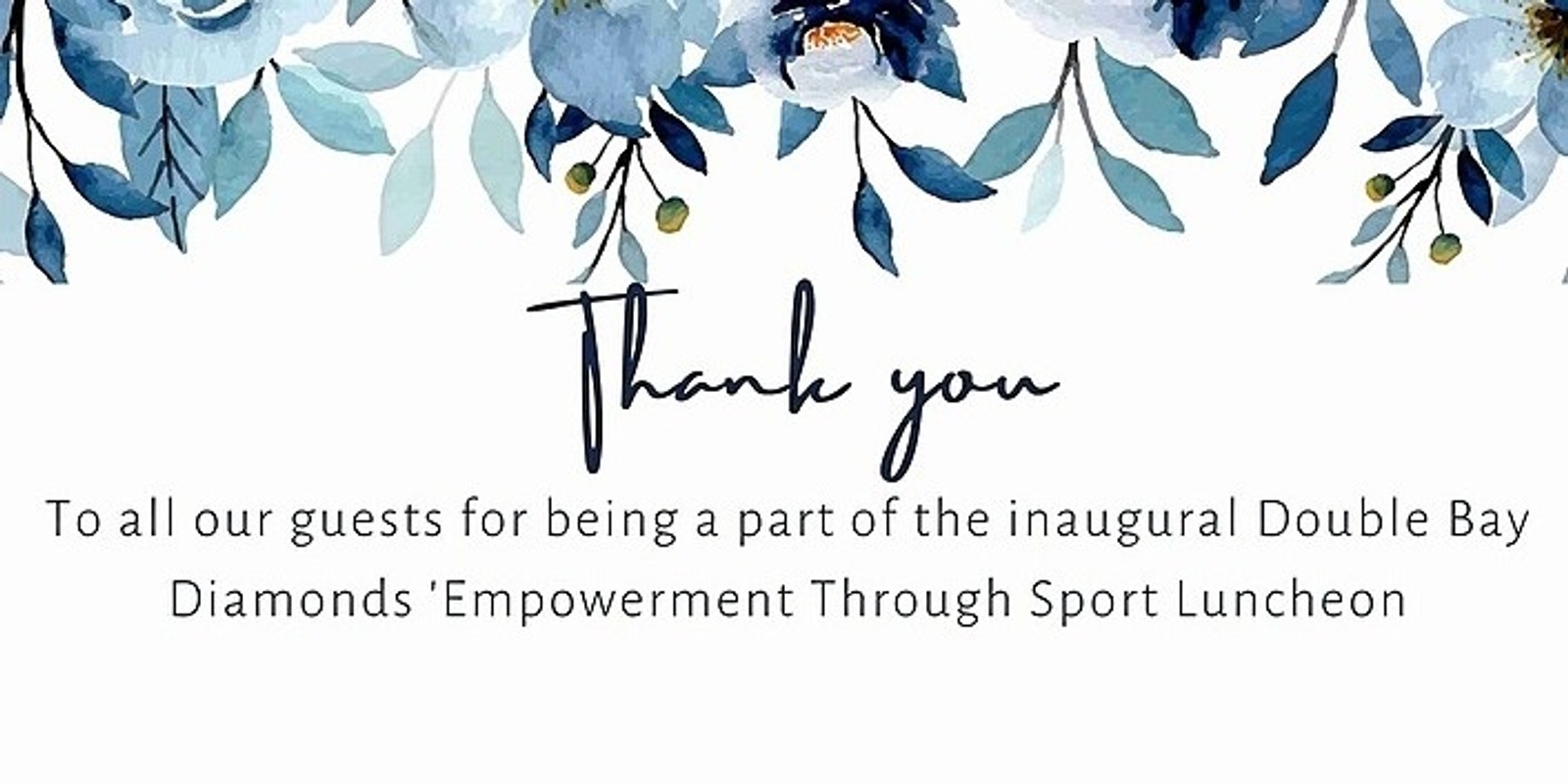 Banner image for Double Bay Diamonds Empowerment Through Sport Luncheon