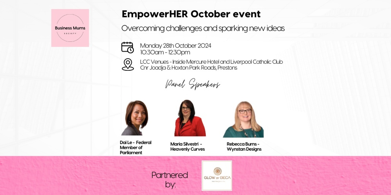 Banner image for October EmpowerHER networking event 