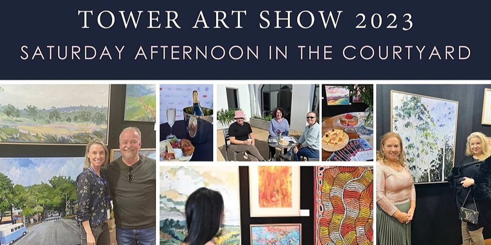 Banner image for The Tower Art Show – Saturday Afternoon In the Courtyard
