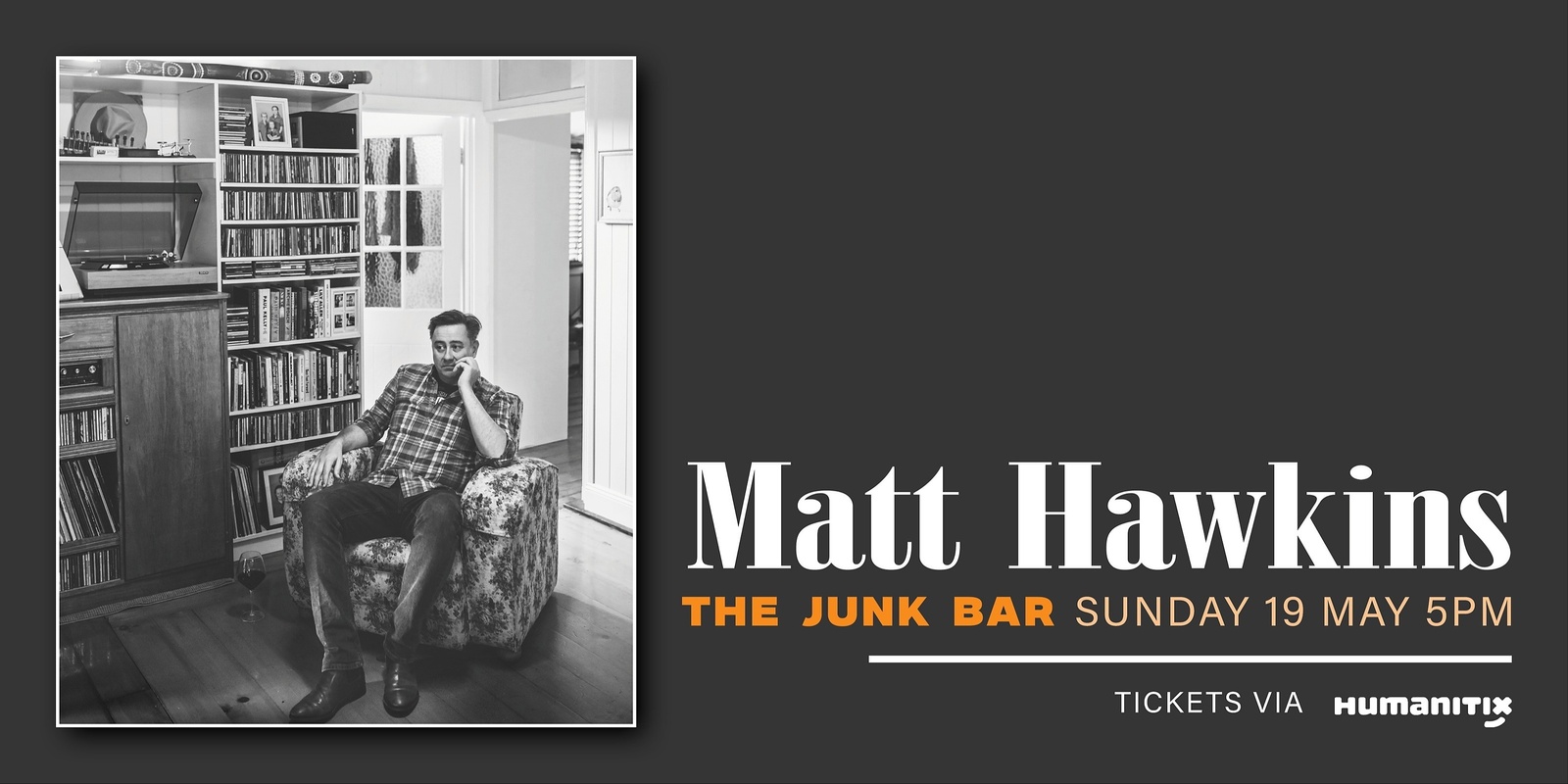 Banner image for Matt Hawkins at The Junk Bar
