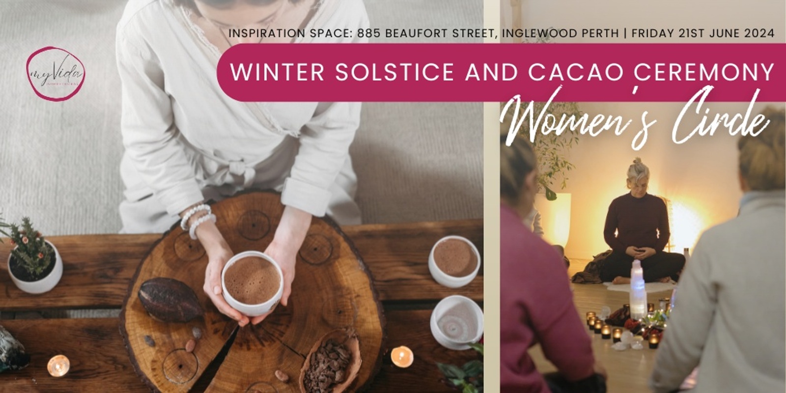 Banner image for Winter Solstice and Cacao Ceremony Women's Circle