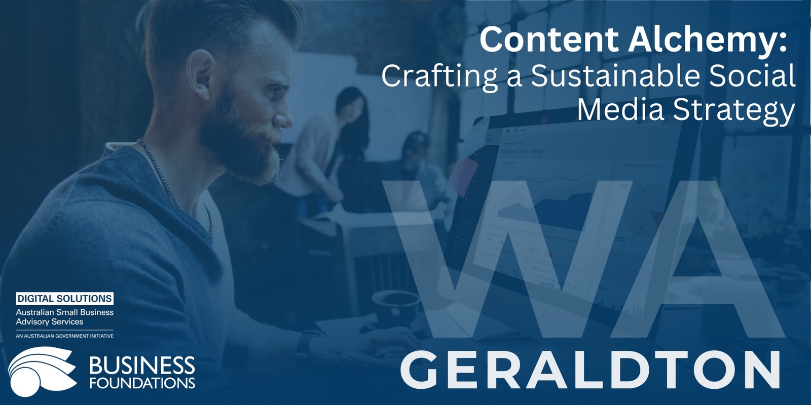 Banner image for Content Alchemy: Crafting a Sustainable Social Media Strategy - Geraldton
