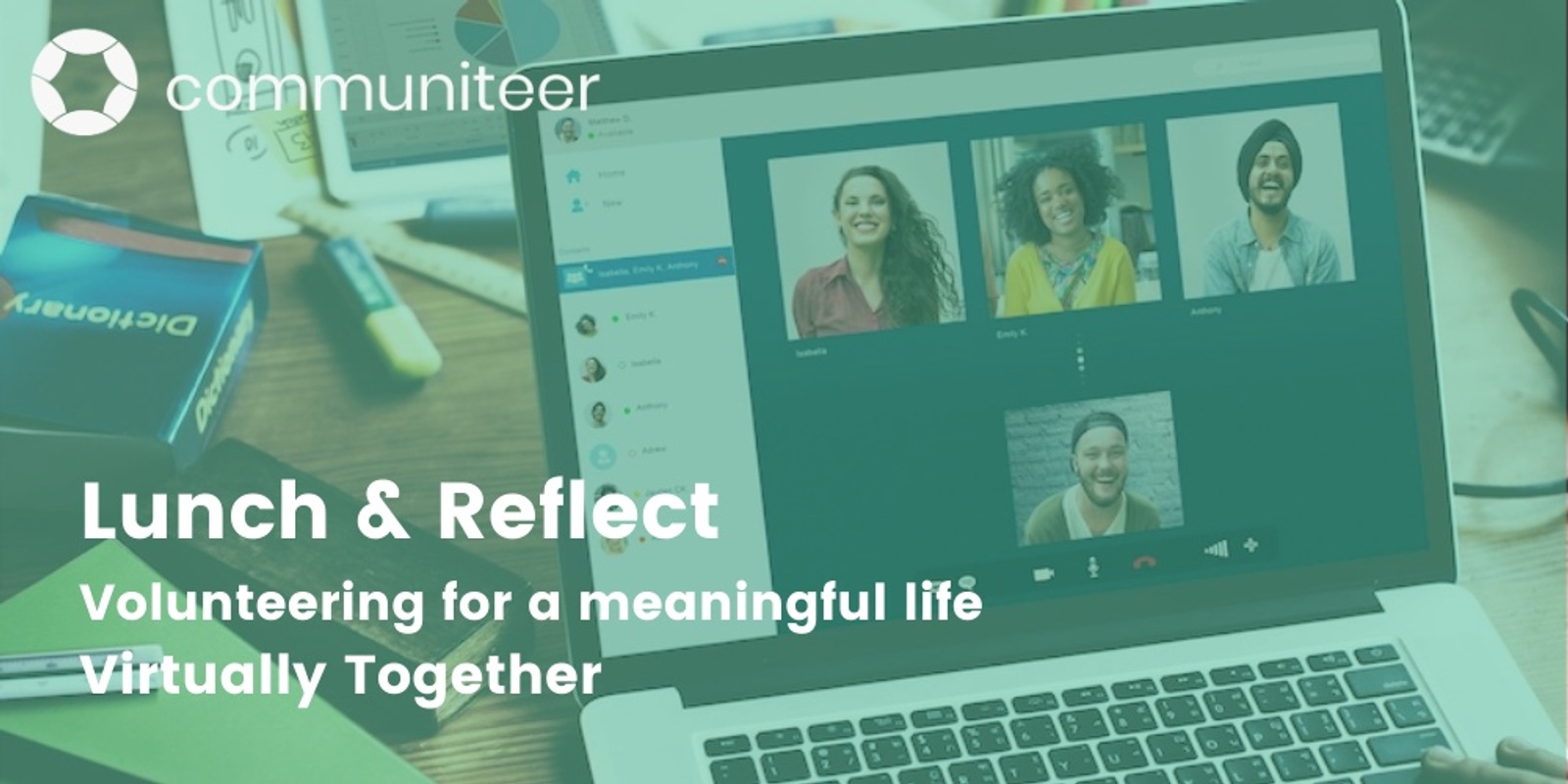 Banner image for Lunch & Reflect: Volunteering for a Meaningful Life