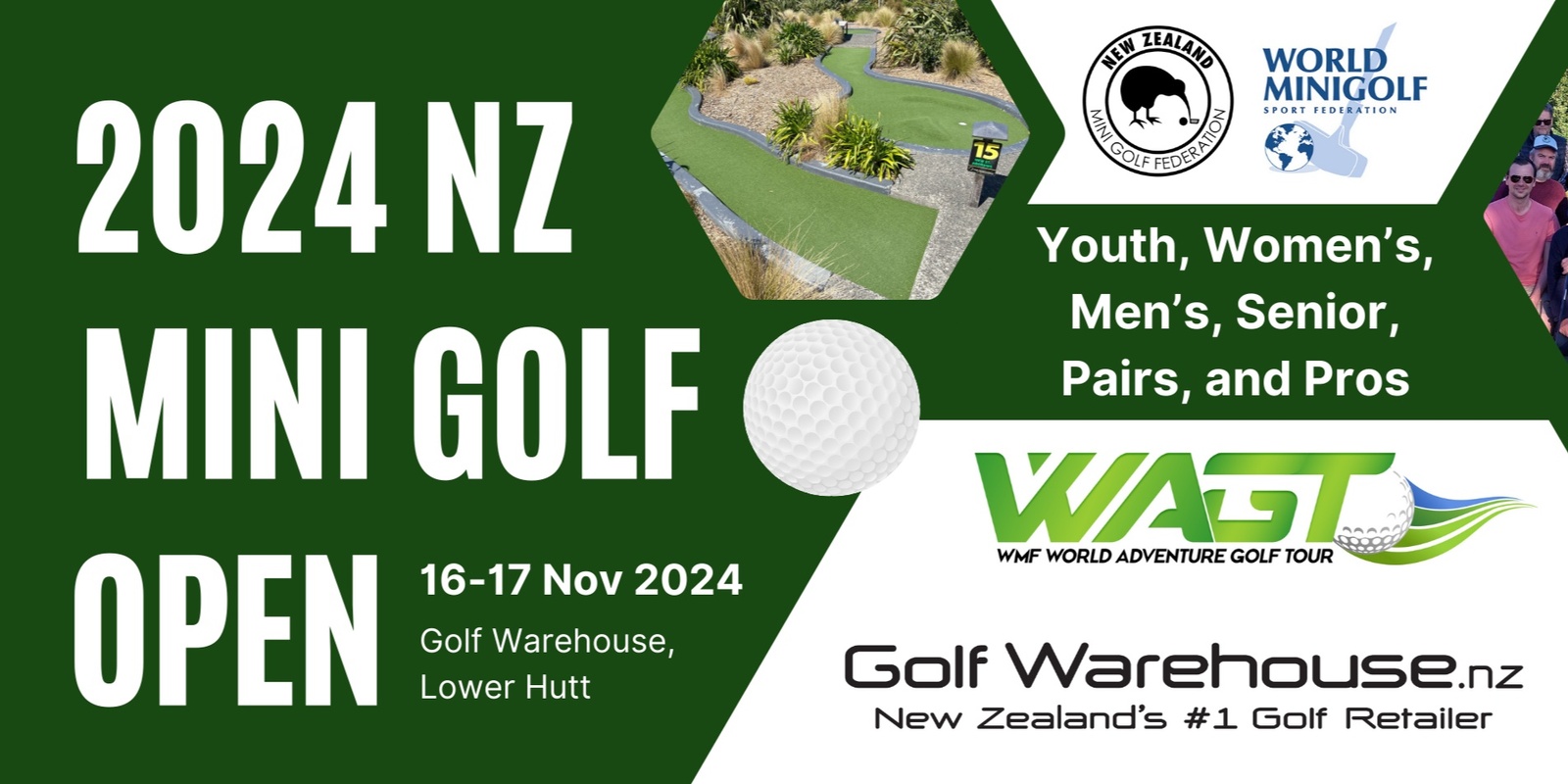 Banner image for Mini Golf Wellington at the NZ Mini Golf Open 2024