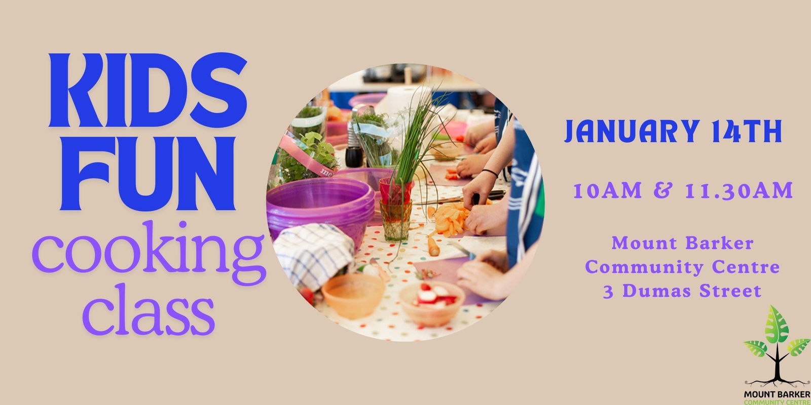 Banner image for Kids Fun Cooking Class