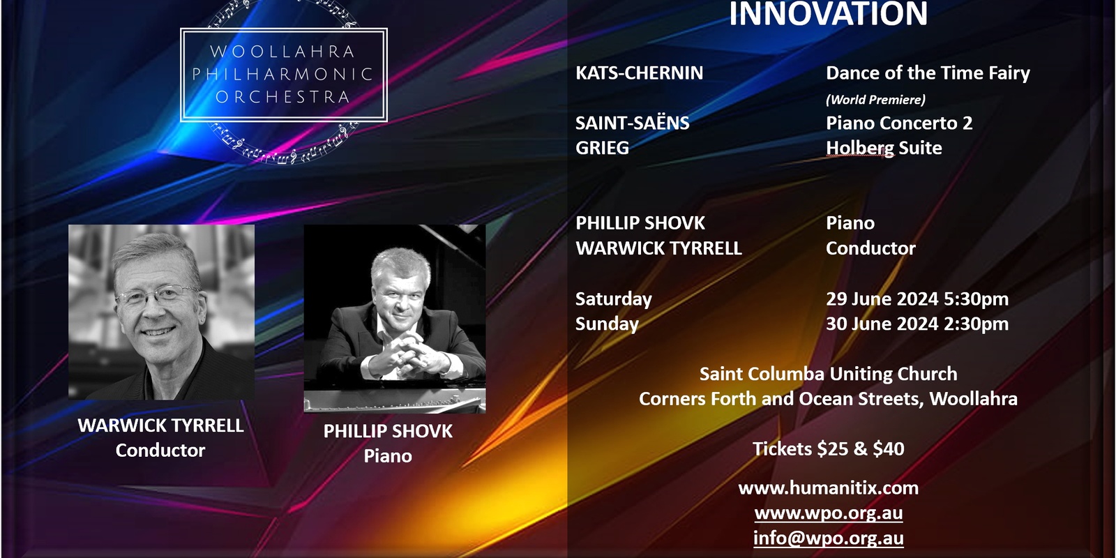 Banner image for Innovation - Woollahra Philharmonic Orchestra