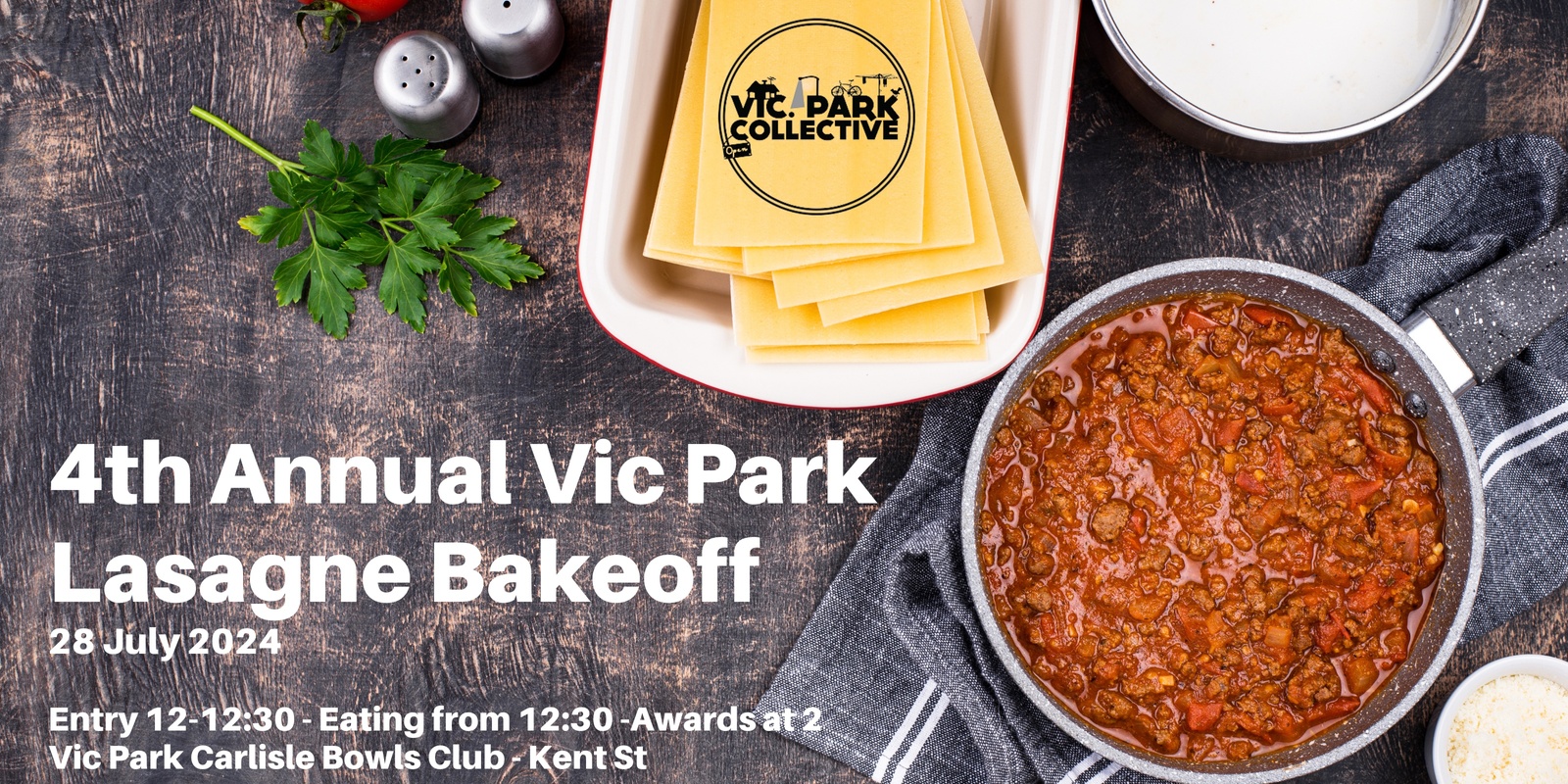 Banner image for AVPLBO - 4th Annual Vic Park Lasagne Bake Off