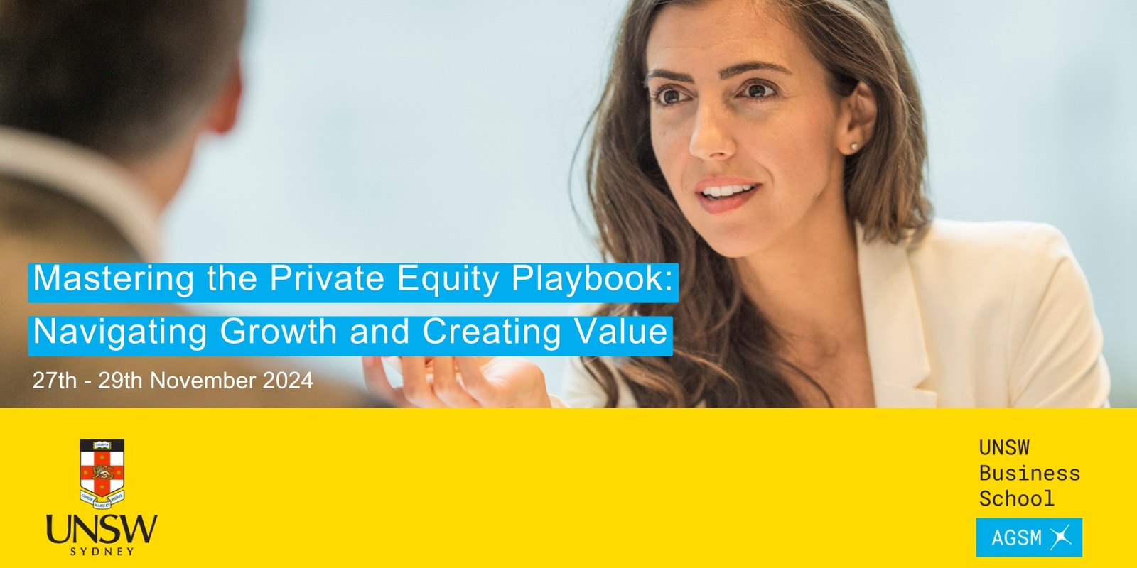 Banner image for Mastering the Private Equity Playbook: Navigating Growth and Creating Value