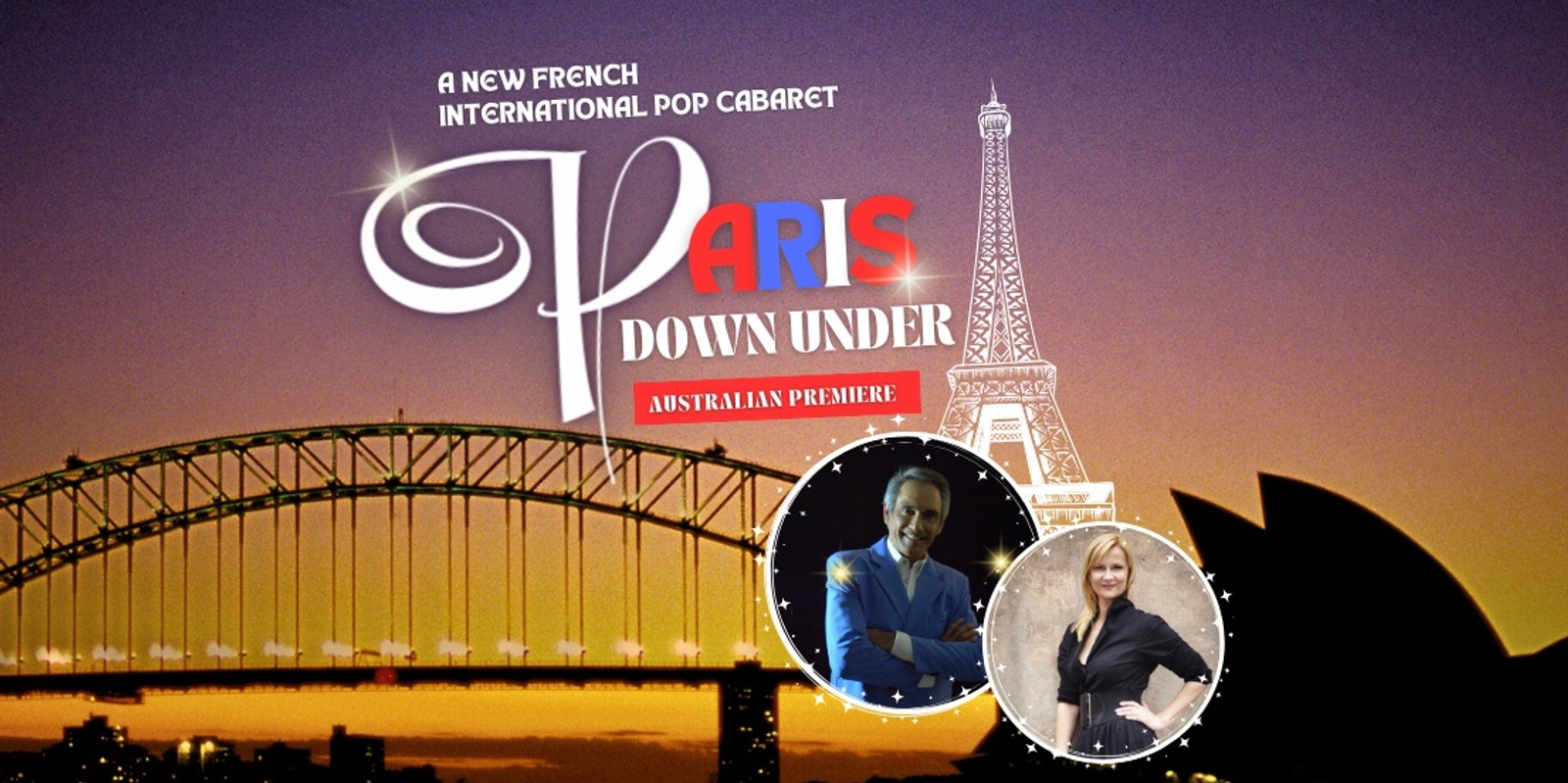 Banner image for CANCELLED "Paris Down Under" French Pop Cabaret - An Australian Premiere!
