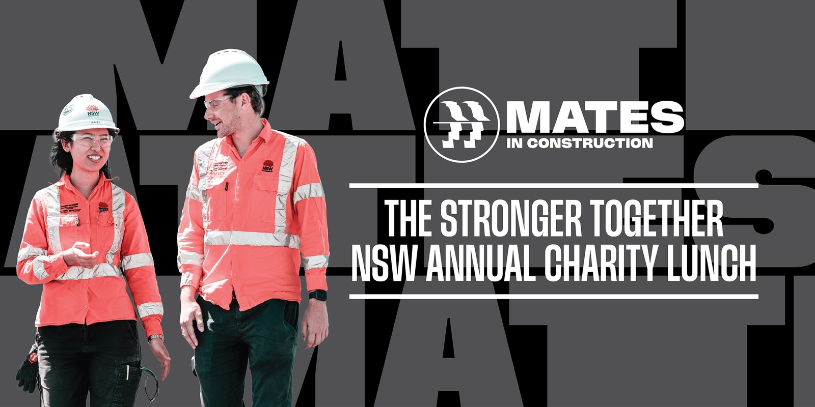 Banner image for The MATES Stronger Together NSW Annual Charity Lunch