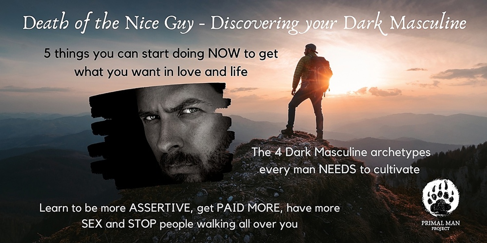 Death of the Nice Guy - Discovering your Dark Masculine | Humanitix