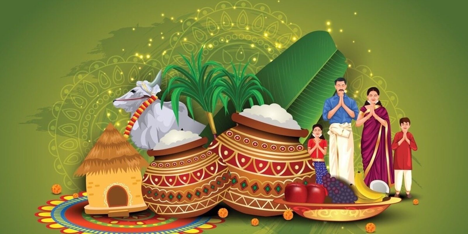 Banner image for Pongal - Makara Sankranti - Uttarayan - Lohri - Bihu on the Gold Coast 