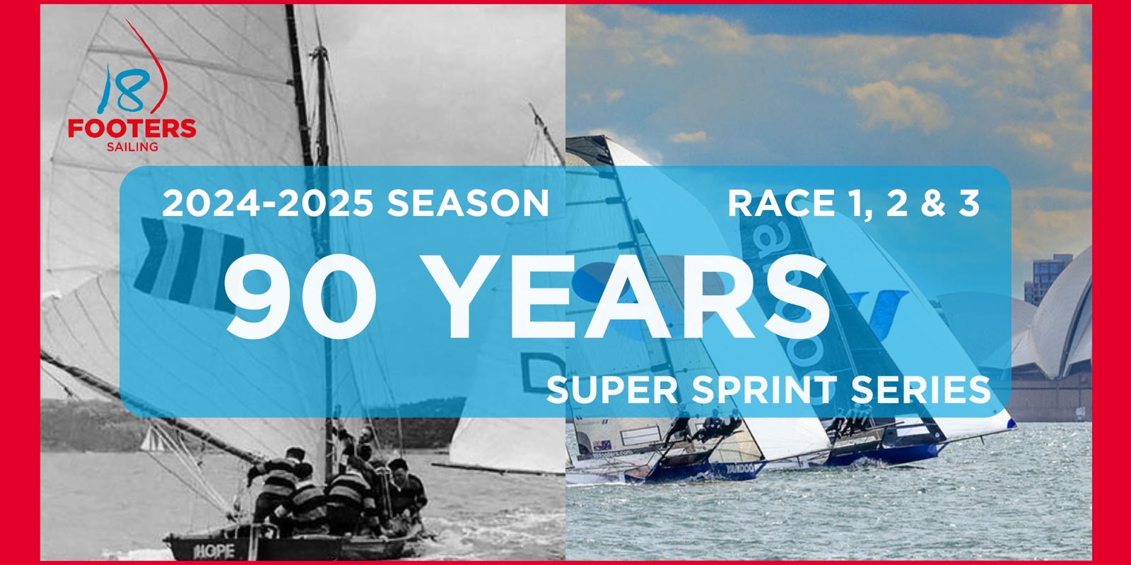 Banner image for 18 Footers - 90 Years Super Sprint Series Ferry