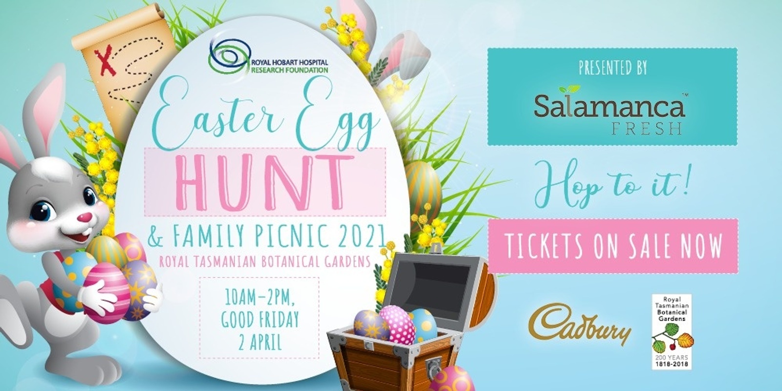Banner image for 2021 Easter Egg Hunt & Family Picnic! Online sales have concluded. Onsite Sales Only.