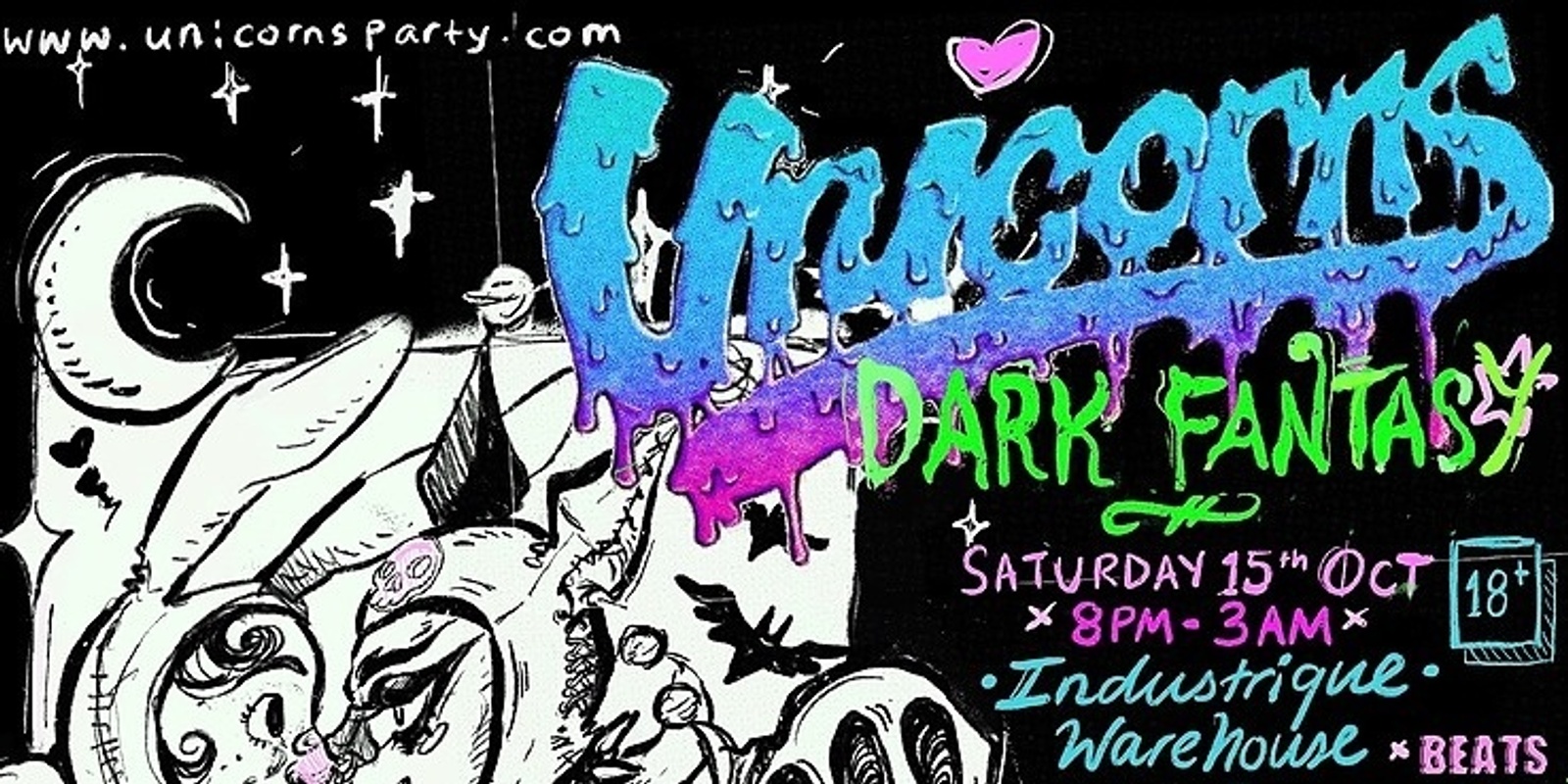 Banner image for SOLD OUT - Unicorns - Dark Fantasy (NAARM)