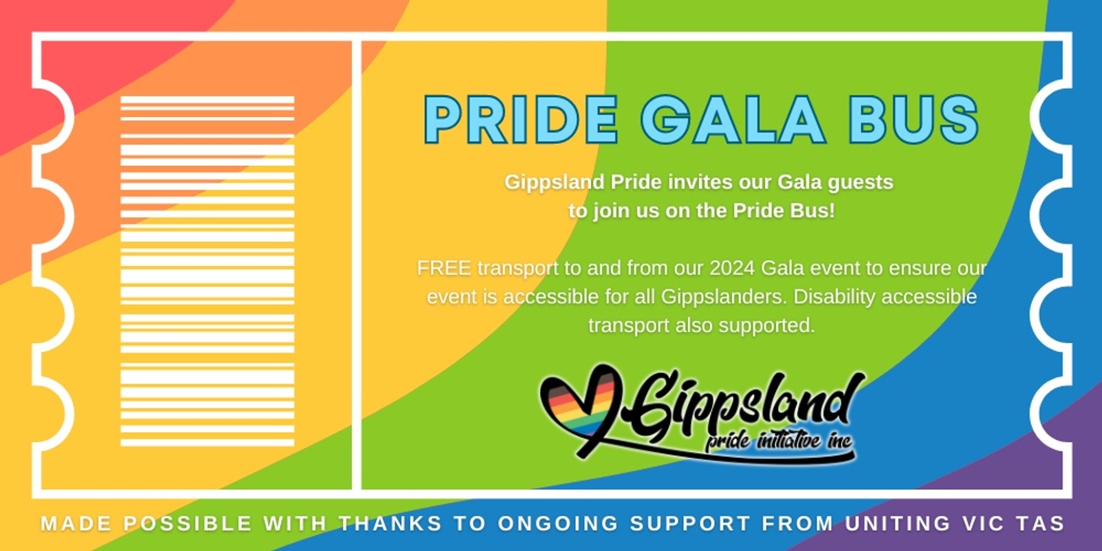 Banner image for PRIDE GALA BUS - Saturday 1st June 2024