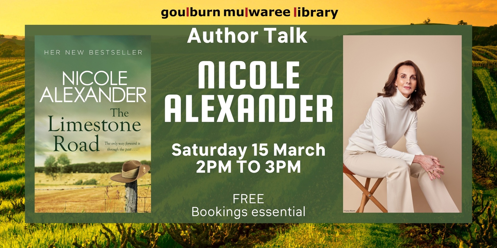 Banner image for Nicole Alexander author talk