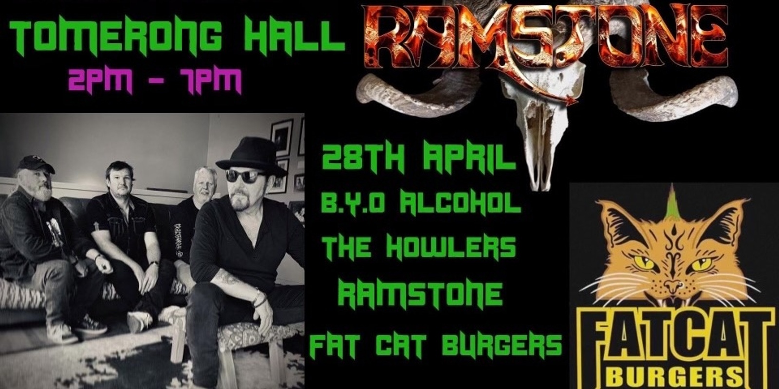 Banner image for RAMSTONE and The Howlers Sunday Sesh