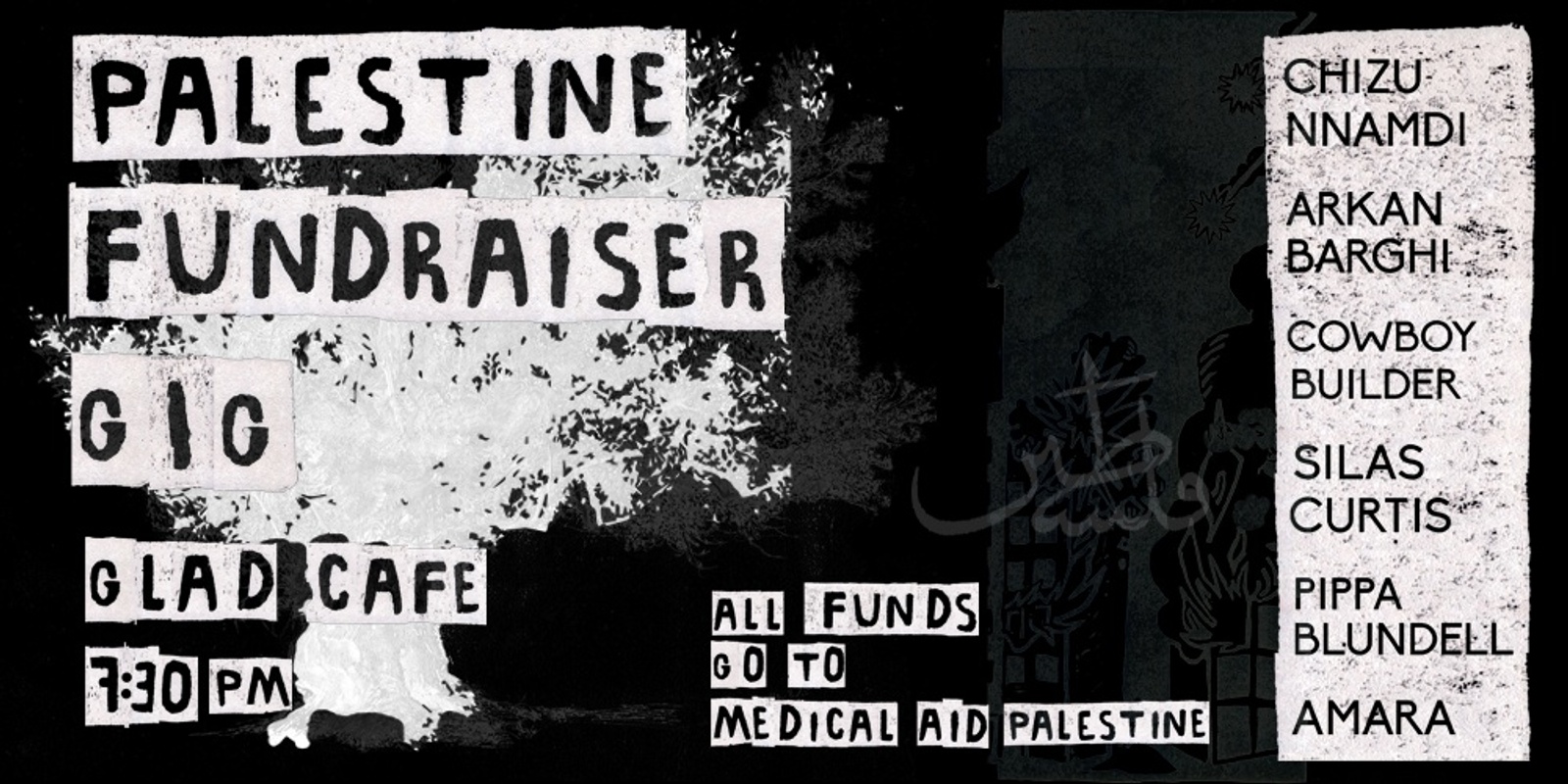 Banner image for Palestine Fundraiser Gig