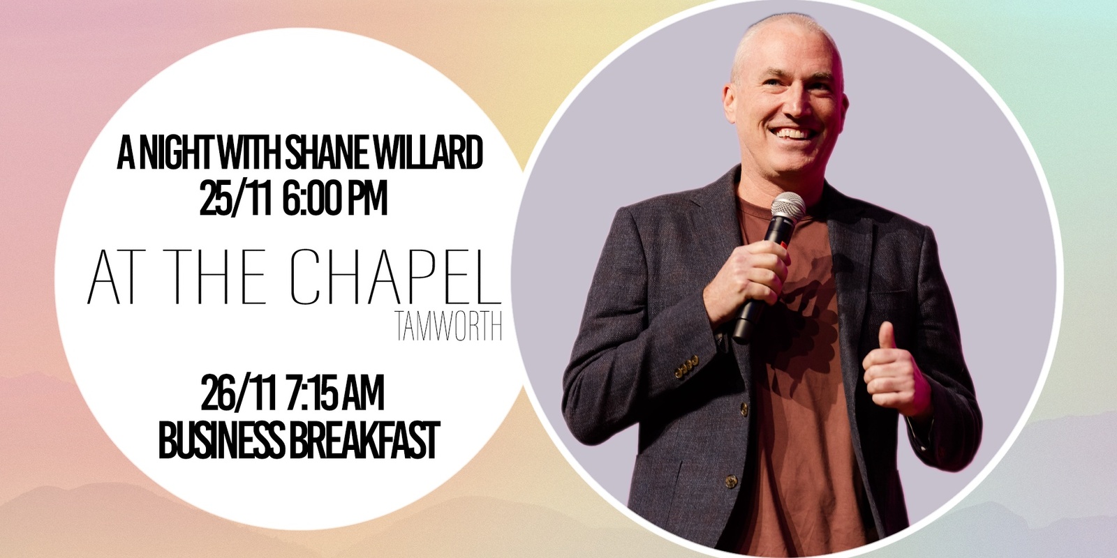 Banner image for Business Leaders Breakfast with Shane Willard