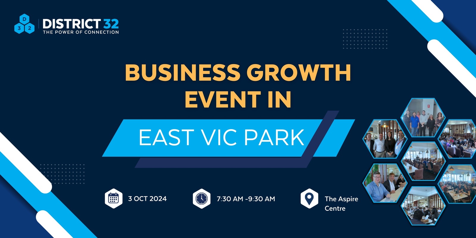 Banner image for District32 Business Networking Perth – East Vic Park Circle- Thu 03 Oct