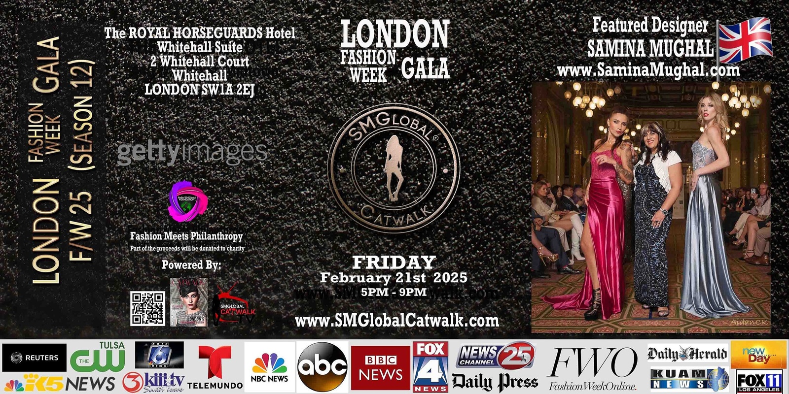 Banner image for LONDON Fashion Week GALA (F/W 25) – Friday February 21st, 2025