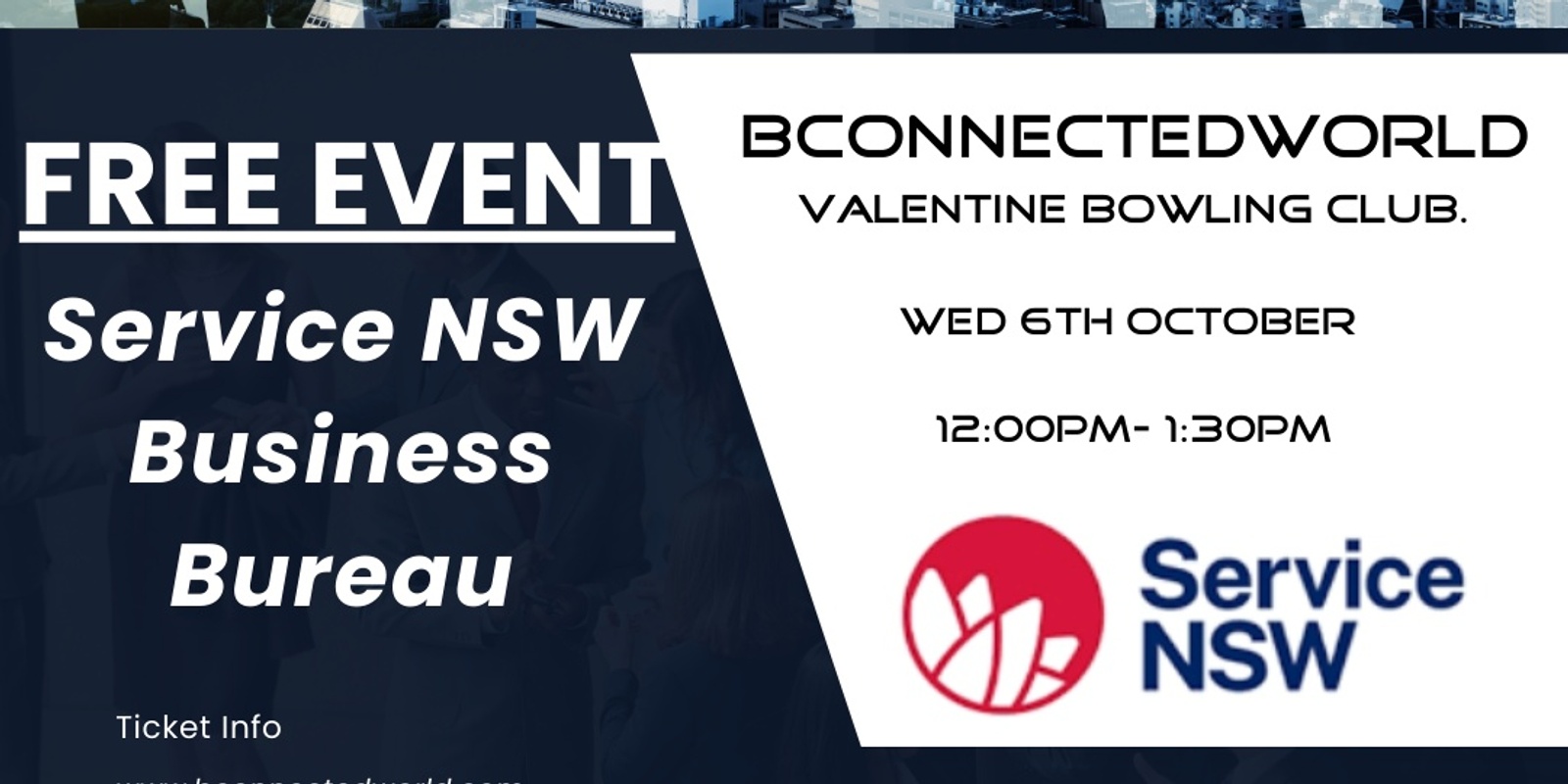 Banner image for What Can Service NSW do to help Your Business? Lake Mac Lunch NSW