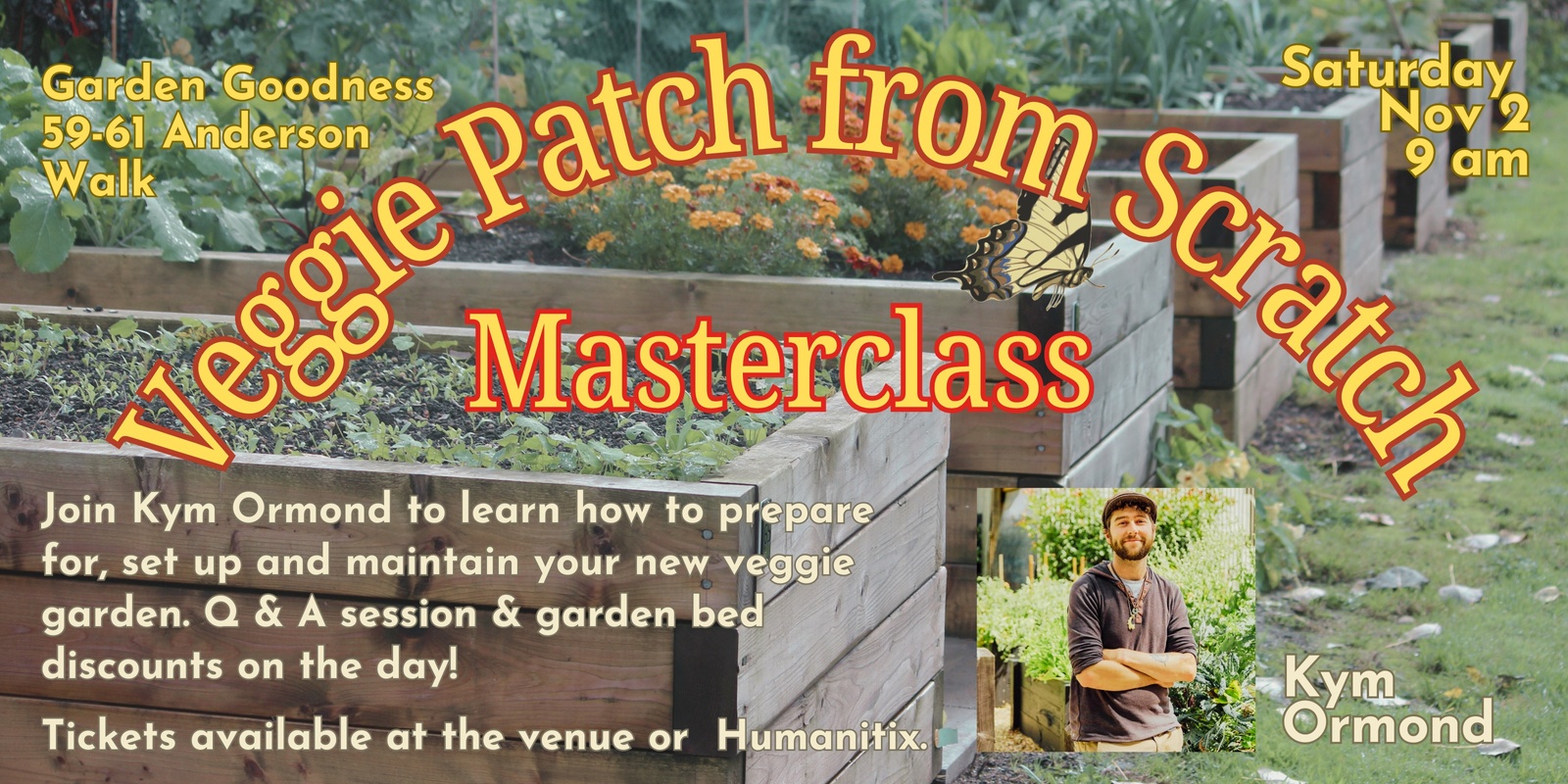 Banner image for Veggie Patch from Scratch Masterclass - Smithfield