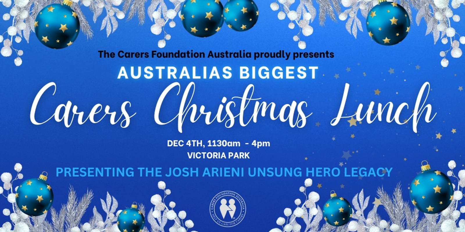 Banner image for AUSTRALIA BIGGEST CARERS CHRISTMAS LUNCH