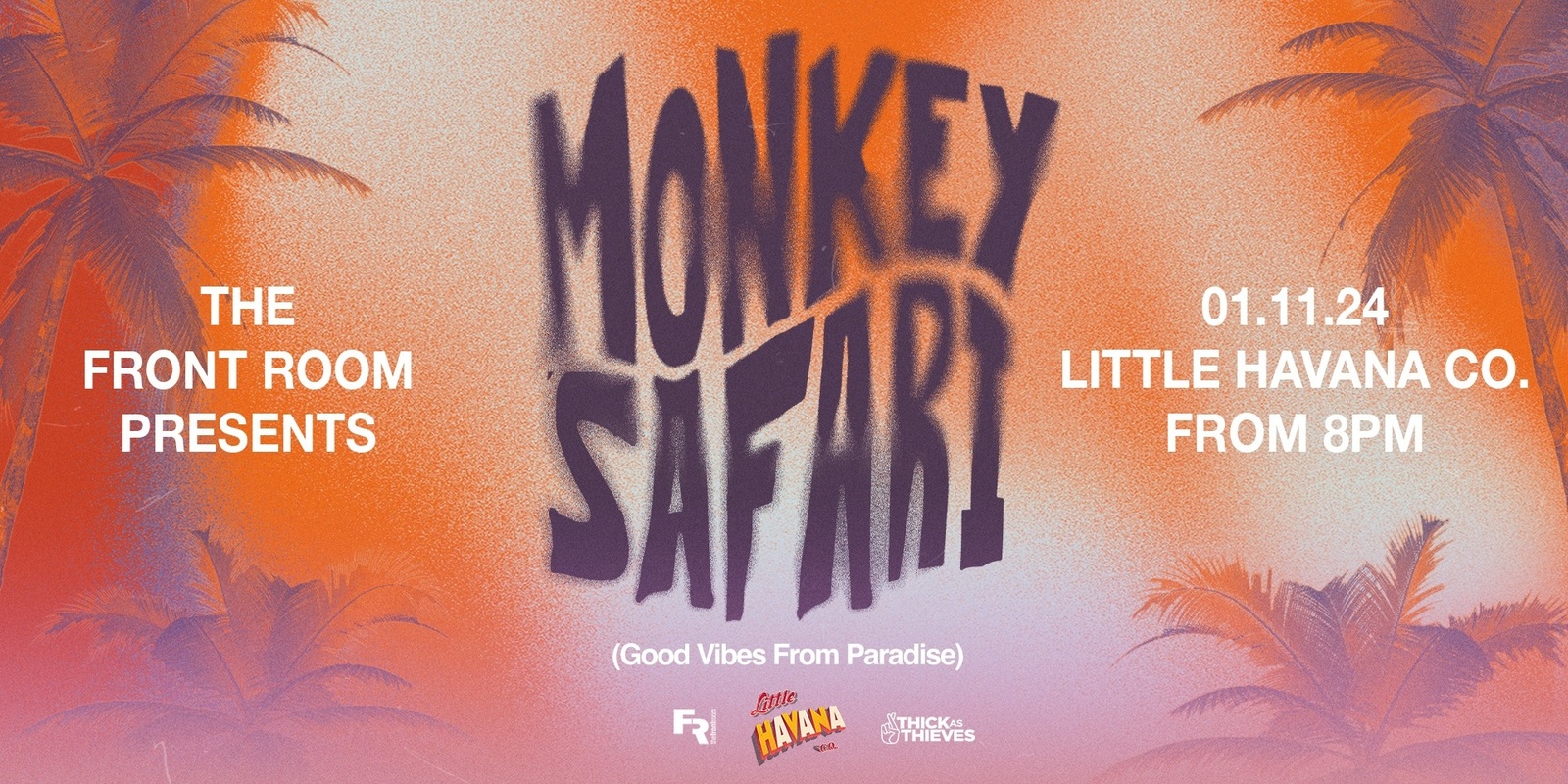 Banner image for MONKEY SAFARI (Get Physical) // LITTLE HAVANA CO.